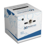 Cat6a Plenum 1000ft UTP Ethernet Cable – 10Gbps, 750MHz, Bare Copper CMP