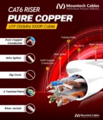 1000ft Cat6 Riser Cable - High Speed Premium Bulk Ethernet Cable - Image 2