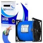 Cat6a Plenum 1000ft UTP Ethernet Cable – 10Gbps, 750MHz, Bare Copper CMP
